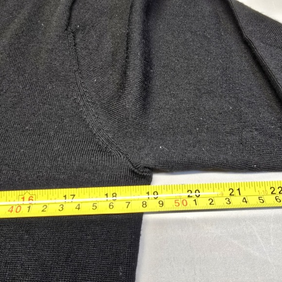 Paul‎ Smith V Neck Wool Sweater Men Size Large Black - Picture 4 of 7